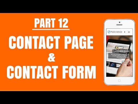 12 - How to Make a Contact Page and Contact Form
