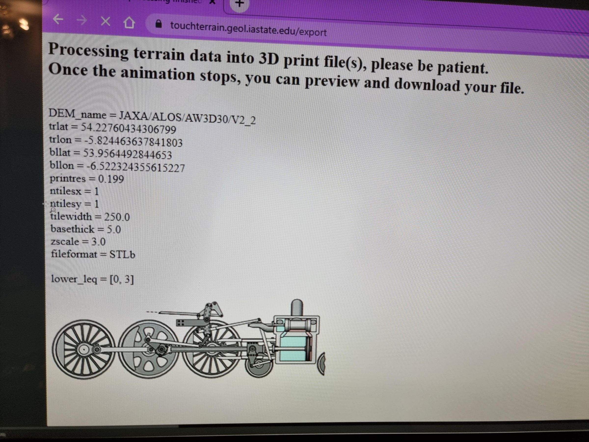 14. TouchTerrain crunching the image data.jpg