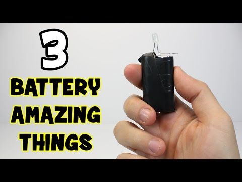 3 Useful things can be made with batteries | Battery Tricks