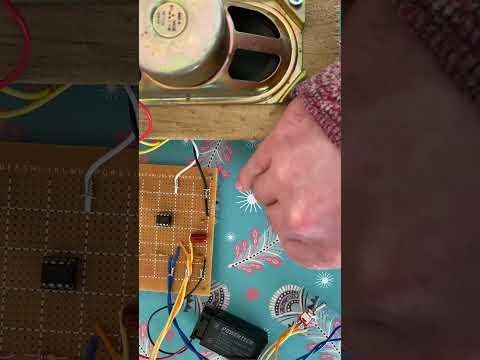 555 Timer Oscillator - Speaker