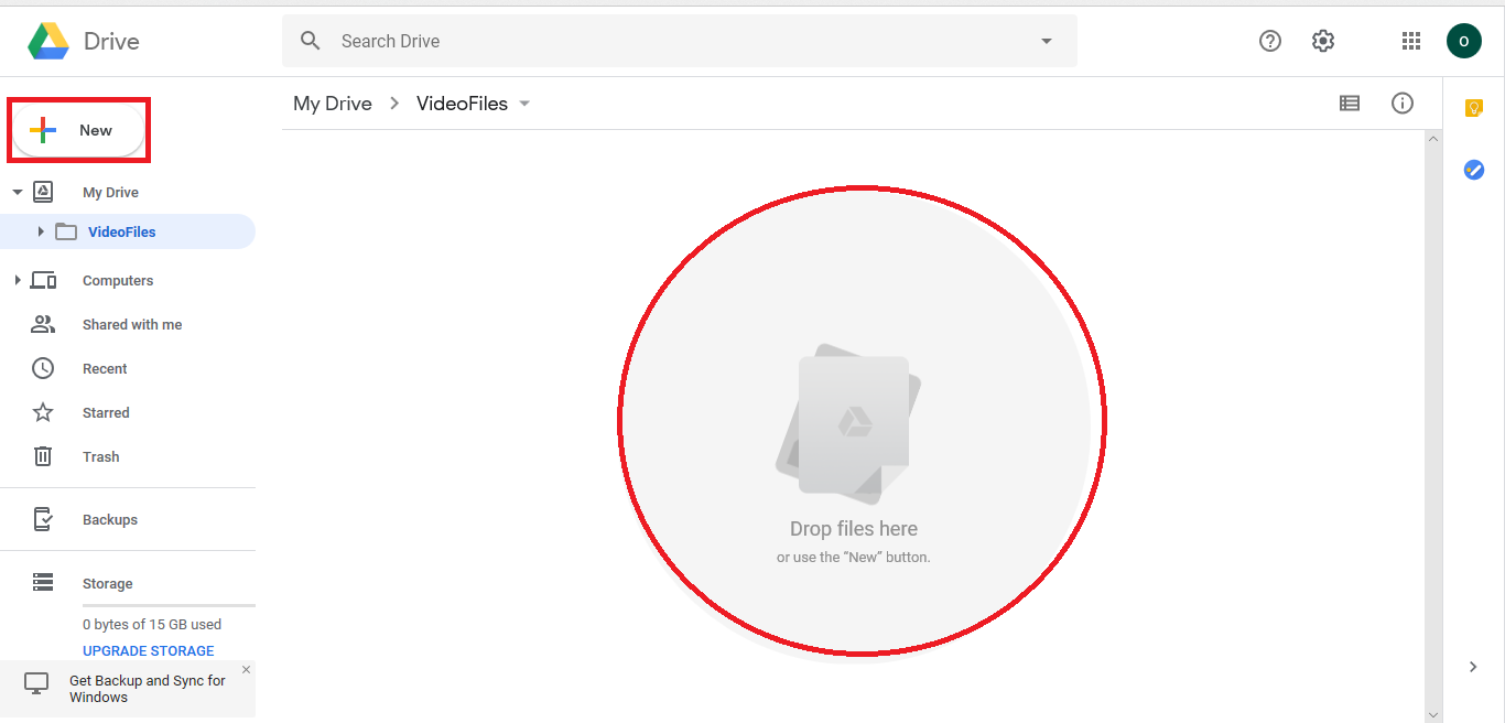 6. Click New And Select File Upload.PNG