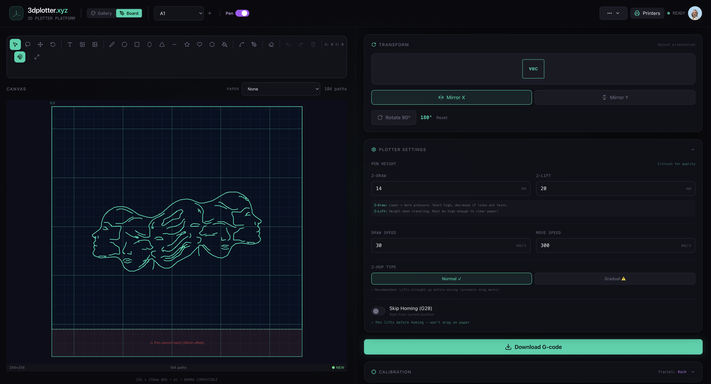 A1 - 3dplotter xyz - Plotter Settings.png