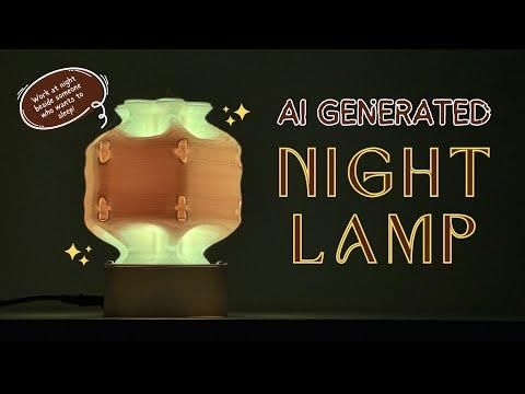 AI Designed Night Lamp