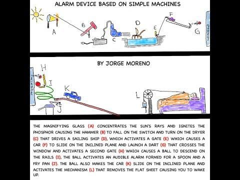 ALARM CLOCK STYLE RUBE GOLDBERG