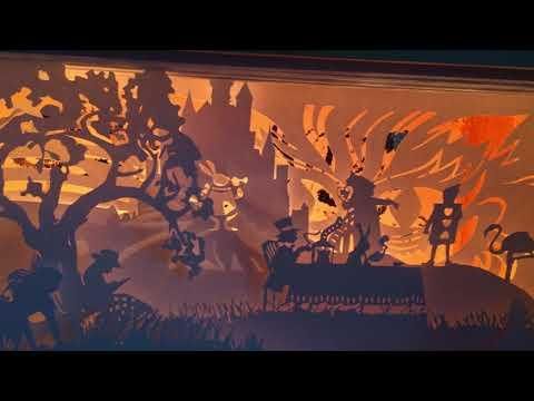 Alice in Wonderland shadow box