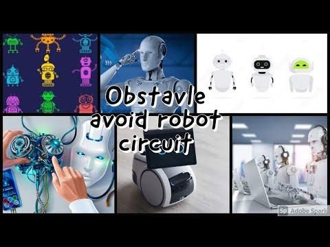 An obstacle avoid robot circuit and code
