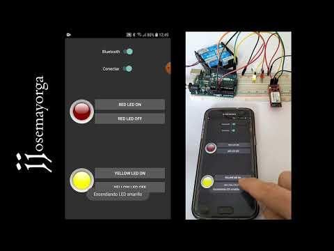 Aplicaci&oacute;n Android para control de LEDs con Arduino // Custom Android app to control LEDs w/ Arduino