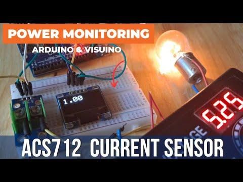 Arduino ACS712 Current Sensor Using Visual Programming