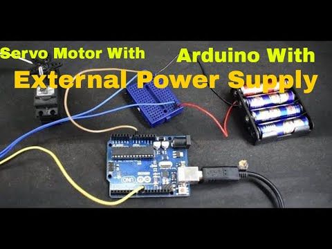 Arduino Tutorial -  Servo with External power supply