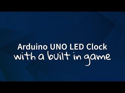 Arduino UNO LED Clock&ndash;With a Built in Game!