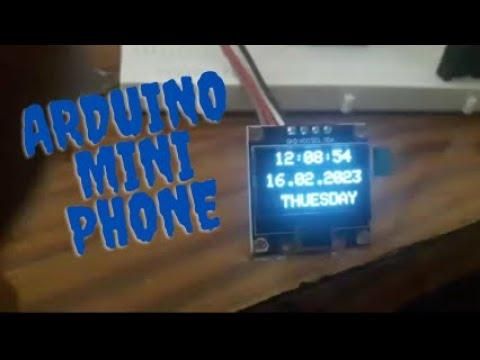Arduino project / push button /oled displa menu