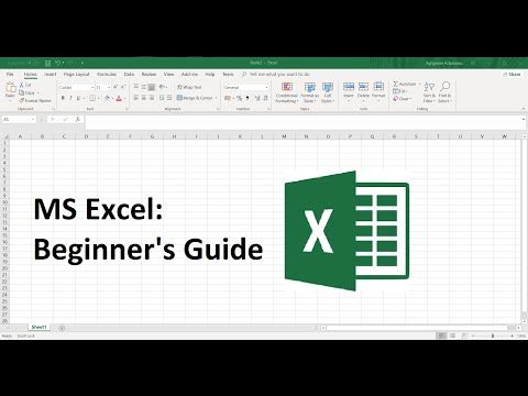 Beginner's guide to MS Excel | Introduction to MS Excel