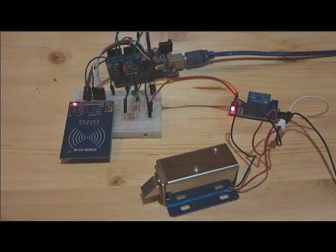 Build Arduino RFID Door Lock With Visual Programming (Visuino + MFRC522)