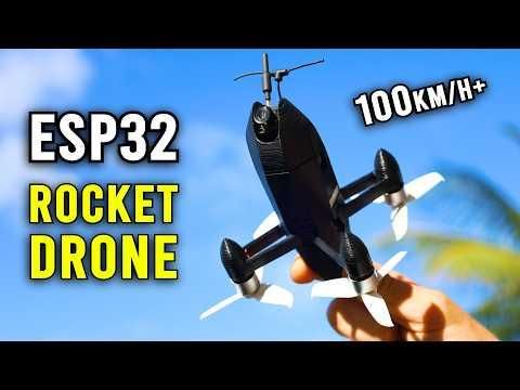 Build The Smallest ESP32 Brushless Rocket Drone | ESP-BLAST