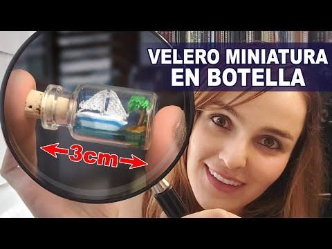 C&oacute;mo hacer un velero en miniatura dentro de una botella paso a paso