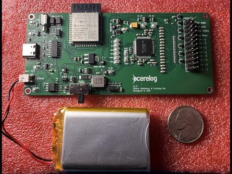 Cerelog ESP-EEG: 8-Channel Brain Computer Interface Circuit Board (BrainFlow Compatable)