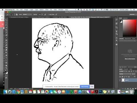 Cleaning up the vector image in Photoshop