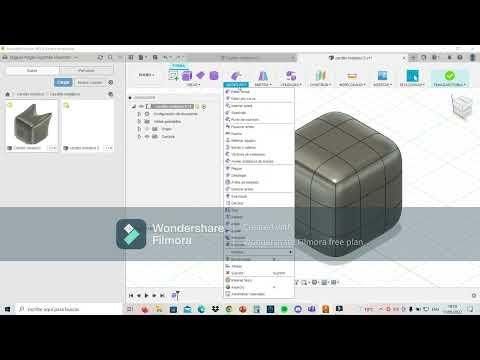 Como modificar partes de nuestra figura 3d y que partes podemos modificar Fusion 360