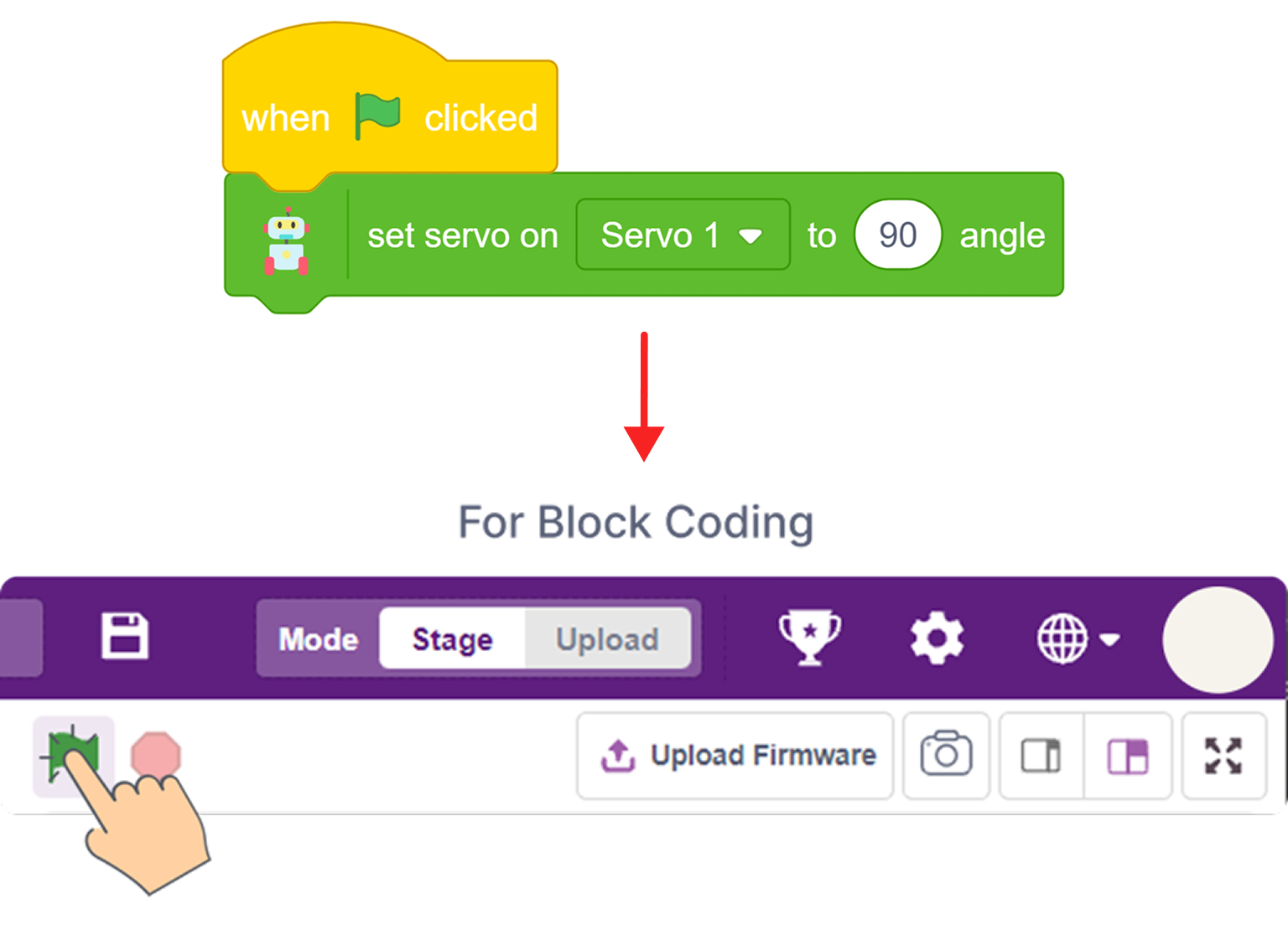 Create the servo initialization script.png