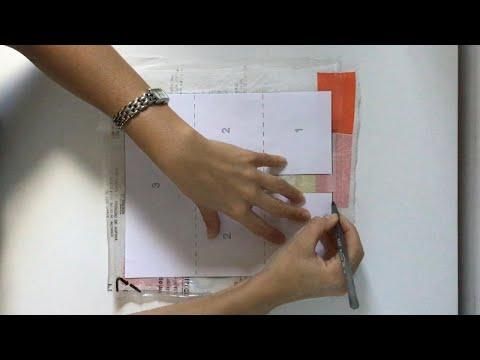 Cutting and folding the wallet
