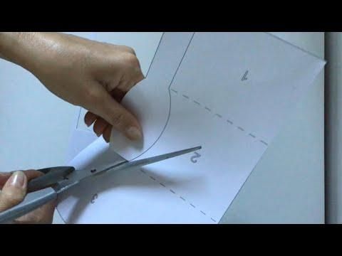 Cutting the template