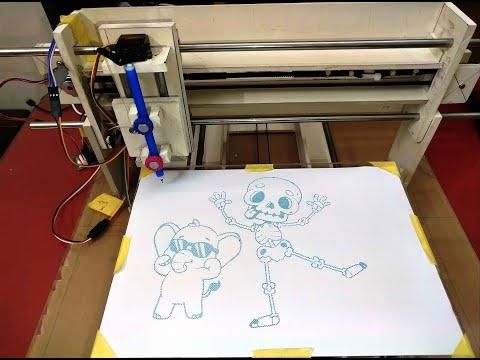 DIY Arduino Based Pen Plotter