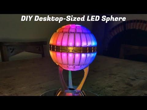 DIY LED Sphere (Desktop-Sized)