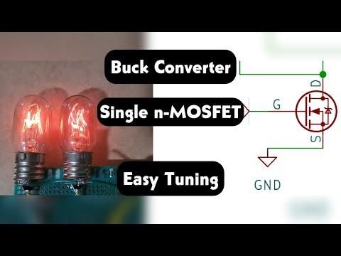 DIY Simple Powerful n-MOSFET Buck Converter. Building and Tuning. Part 1