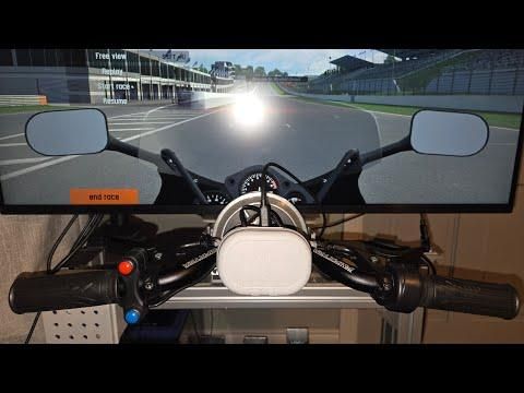 DIY bike controller Test 1 - Live For Speed
