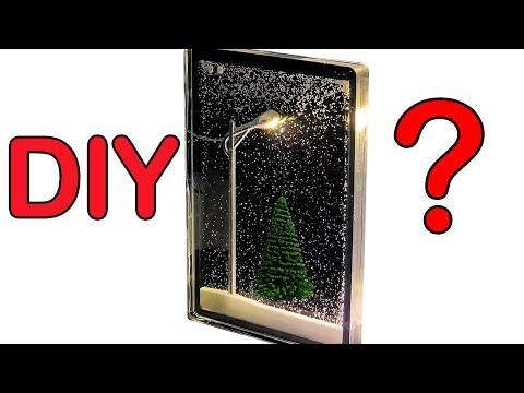 DIY snow lamp snow lamp tutorial