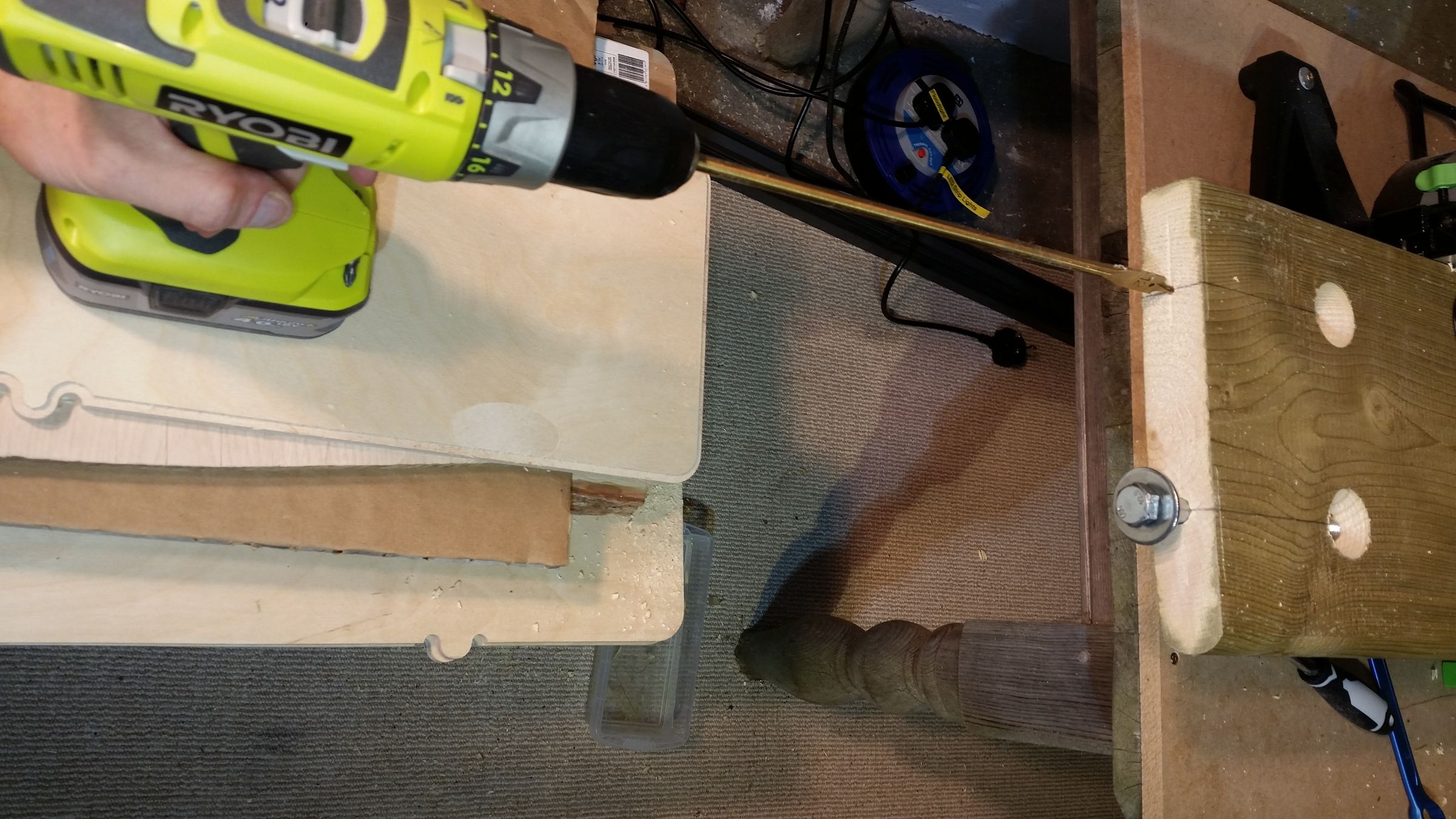 Drilling holes for IKEA style bolts.jpg