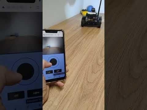 ESP32-CAM Car - Using Smartphone
