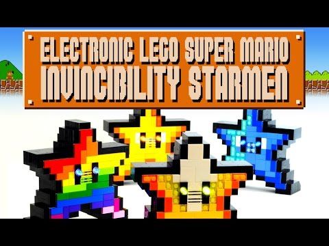 Electronic LEGO Super Mario Invincibility Starman - Demo