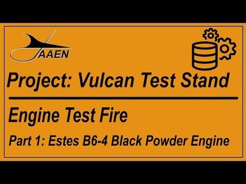 Estes B6-4 Solid Rocket Motor Test Fire - October 11 2024