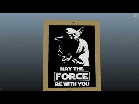 FORCE INTERACTIVE YODA SPEAKING FRAME