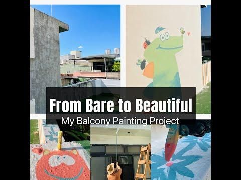 From Bare to Beautiful: My Balcony Painting Project