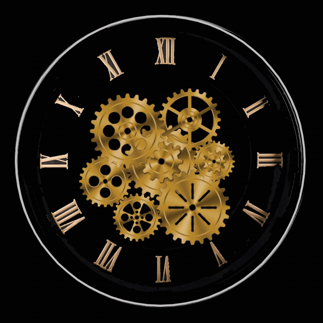 Gold Cog Clock.gif