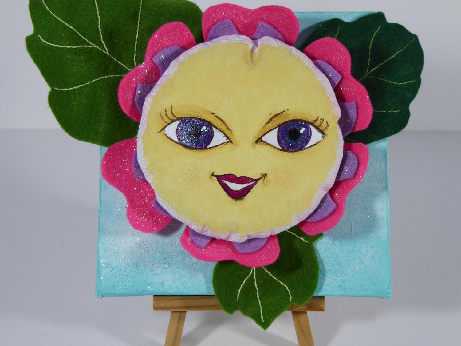 Happy flowers wall art finished 1.JPG