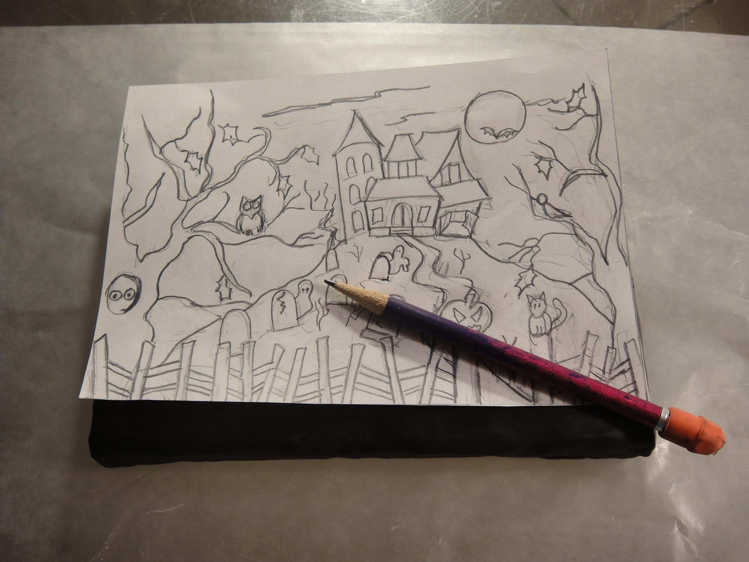 Haunted House Clay Painting - 9.jpg