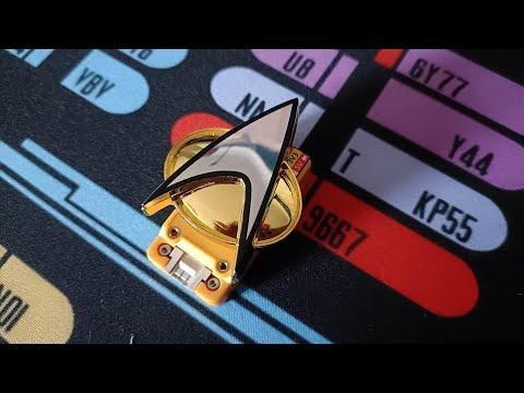 Home Assistant Star Trek Comm Badge for Voice Control, No Wake Word