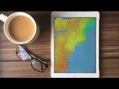 How Do Weather Maps Work in WeatherMate:  A Tutorial on Temperature Gradient Overlays