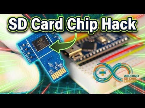 How I Made a Tiny SD Card for Arduino!