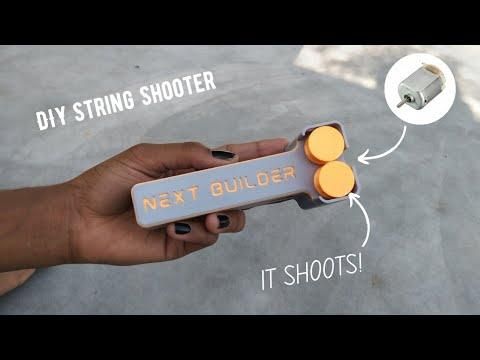 How I build this DIY 3D Printed String Shooter || Fun Project || Next Builder