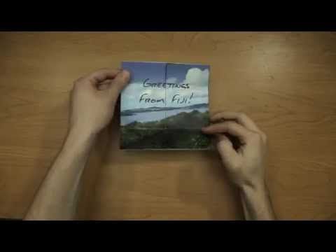 How To Make a Four Sided Flexigon Postcard