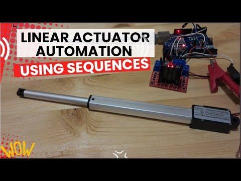 How to Automate Linear Actuator Using Arduino &amp; Visual Programming