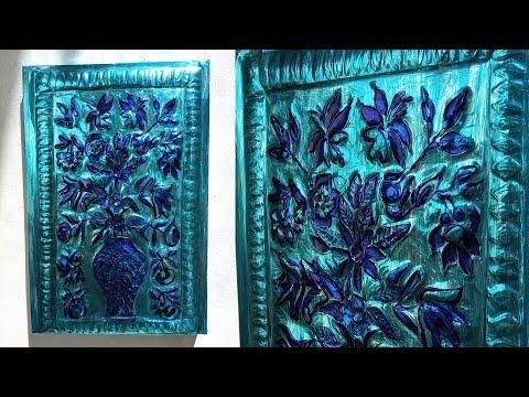 How to Make Embossed Painting|Pewter Sheet
