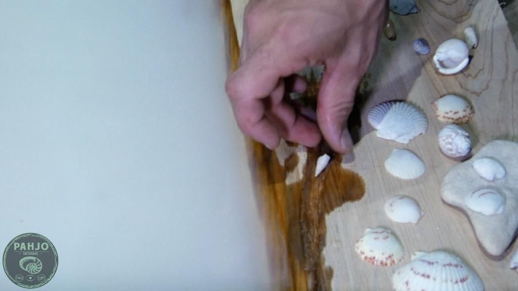 How to Make Seashell Table - Epoxy Resin and Wood_22.jpg