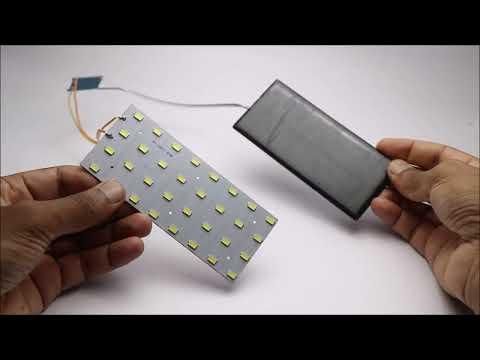 How to Make Solar Lamp using Recycled Parts