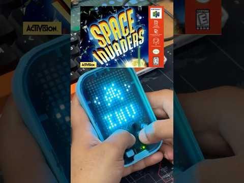 I Built Space Invaders on a 14&times;20 LED Matrix! | MatTris Arcade