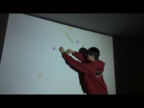 Interactive Bouncing Balls Installation